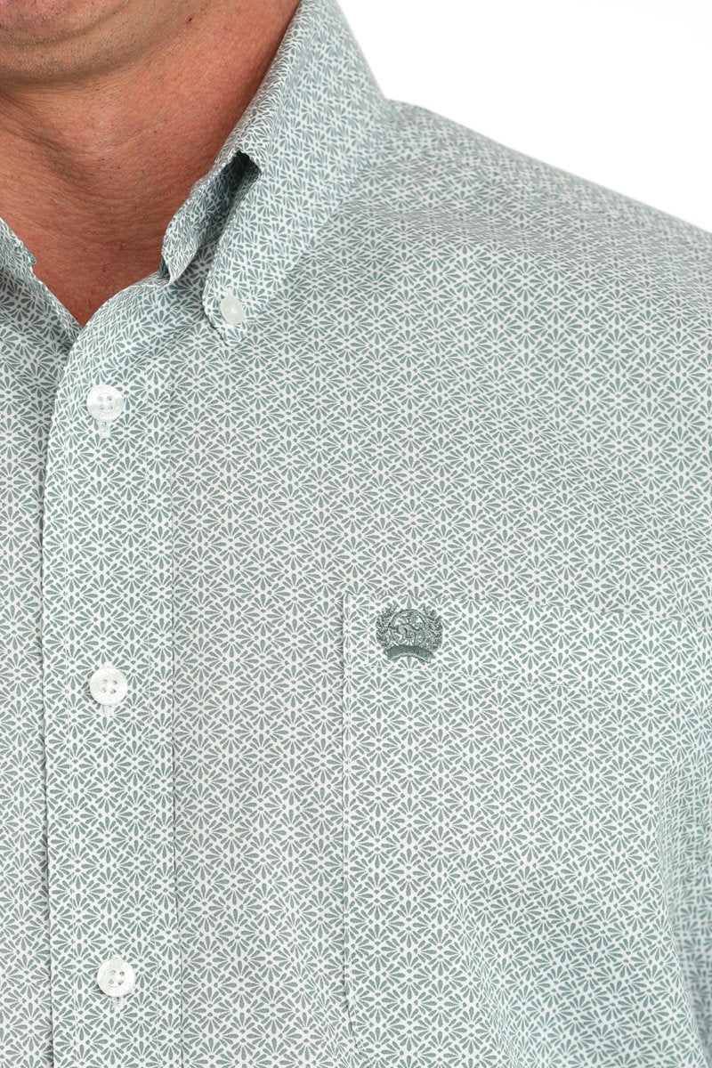 Cinch Men's Medallion Print Button Down Shirt