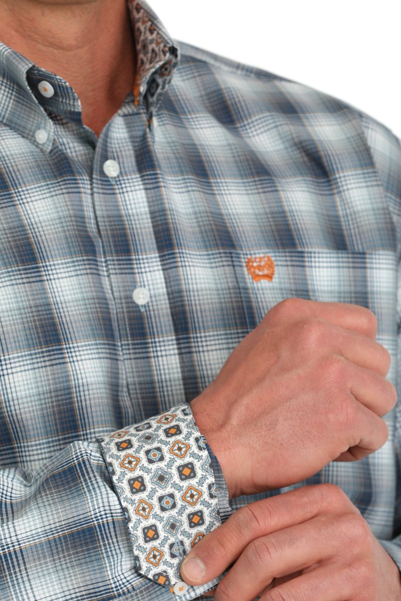 Cinch Men's Plaid Button Down Shirt