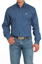 Cinch Men's Geometric Print Button Down Shirt