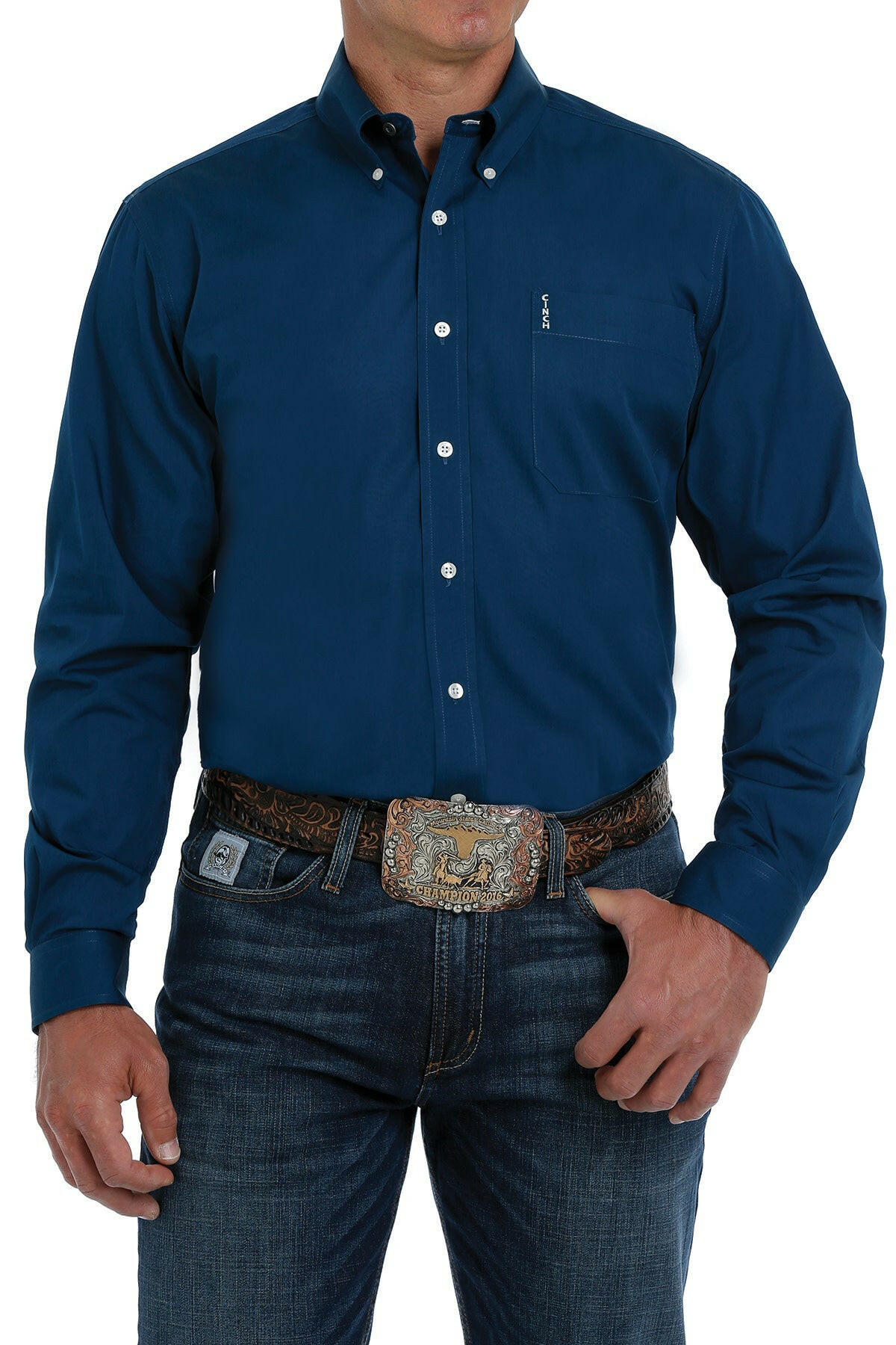 Cinch Men's Modern Fit Button Down Shirt.