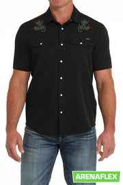 Cinch Men's ArenaFlex Cactus Camp Snap Front Shirt