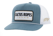 Cactus Ropes Youth Blue and White Trucker Cap CR117-Y
