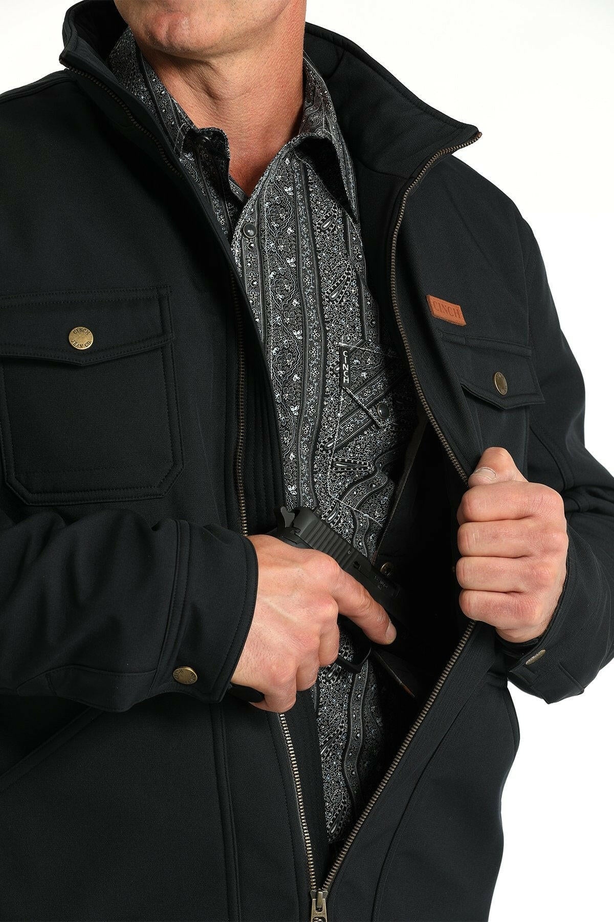 Cinch Men's Concealed Carry Bonded Jacket.