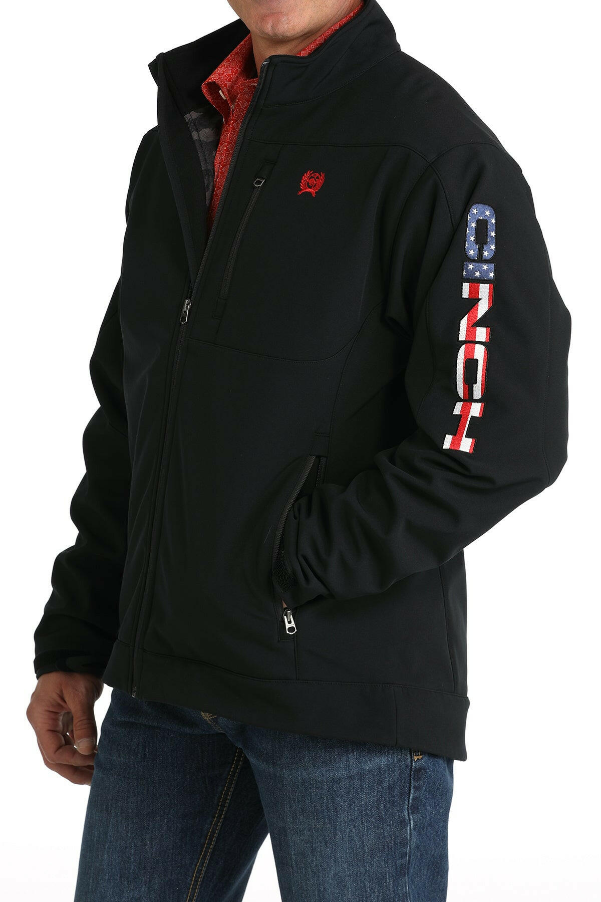 Cinch Men's Black Bonded Jacket.