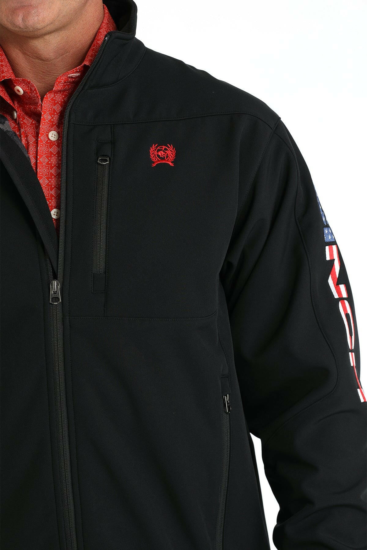 Cinch Men's Black Bonded Jacket.