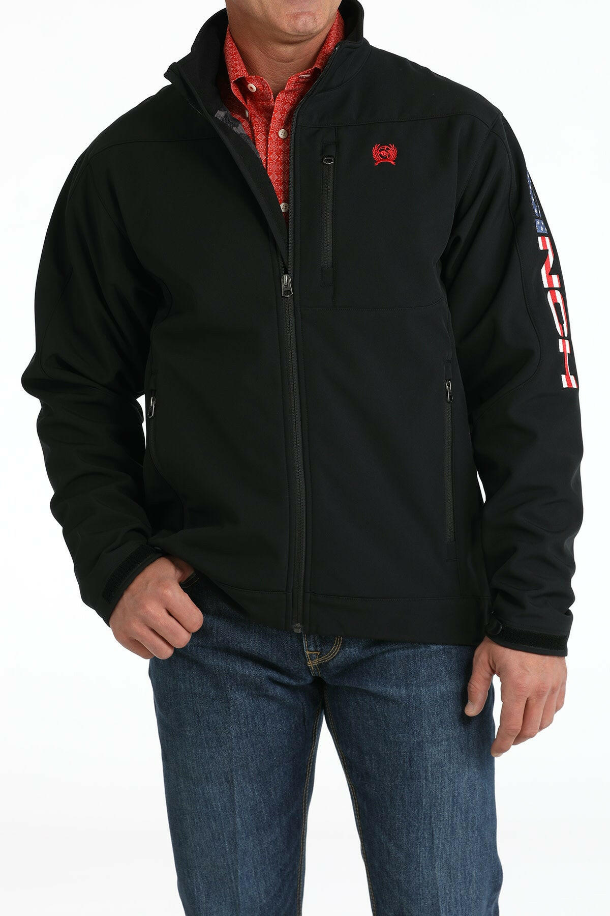 Cinch Men's Black Bonded Jacket.