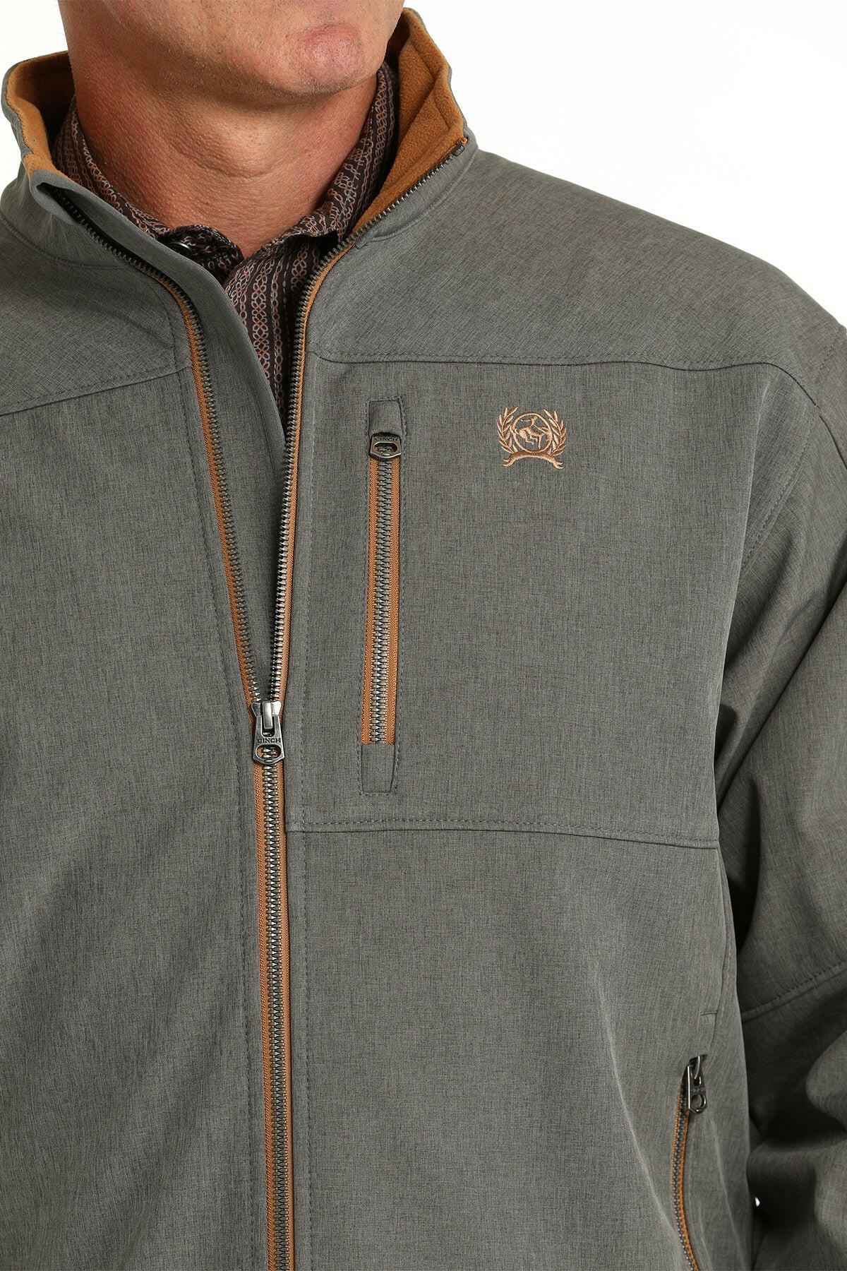 Cinch Men's Charcoal Bonded Jacket.