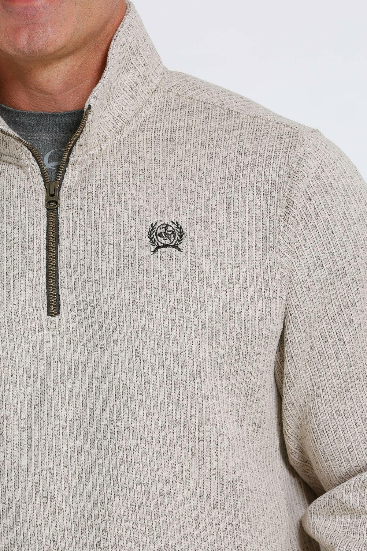 Cinch Men's Stone 1/4 Zip Sweatshirt.