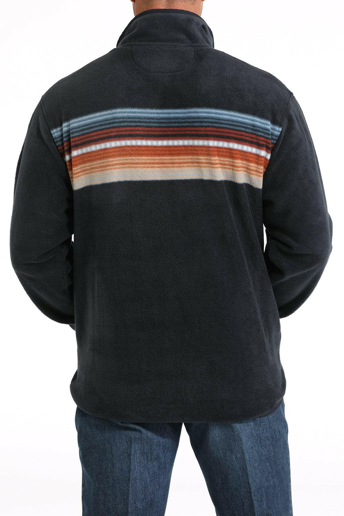 Cinch Men's Navy Polar Fleece Pullover.