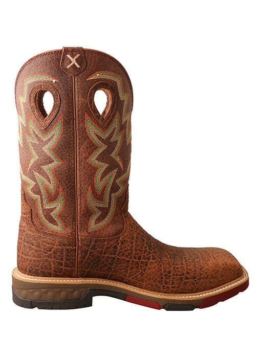 Twisted X Men's Elephant Print Nano Composite Toe Work Boot.