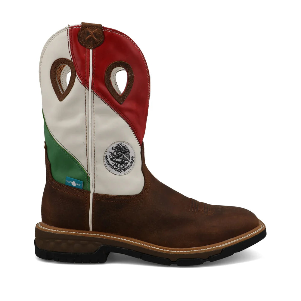 Twisted X Men's Waterproof Mexican Heritage Work Boot C3.