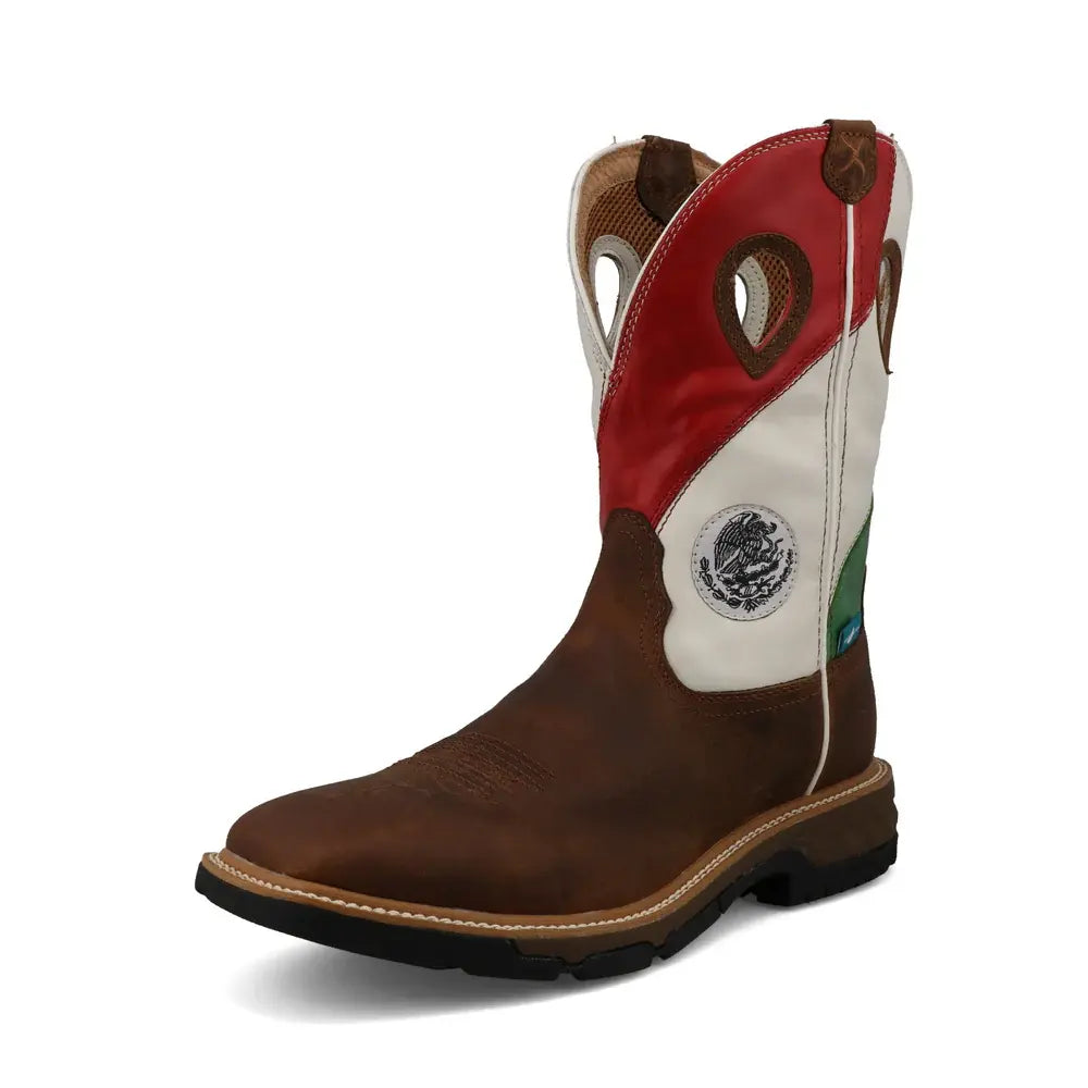 Twisted X Men's Waterproof Mexican Heritage Work Boot C3.