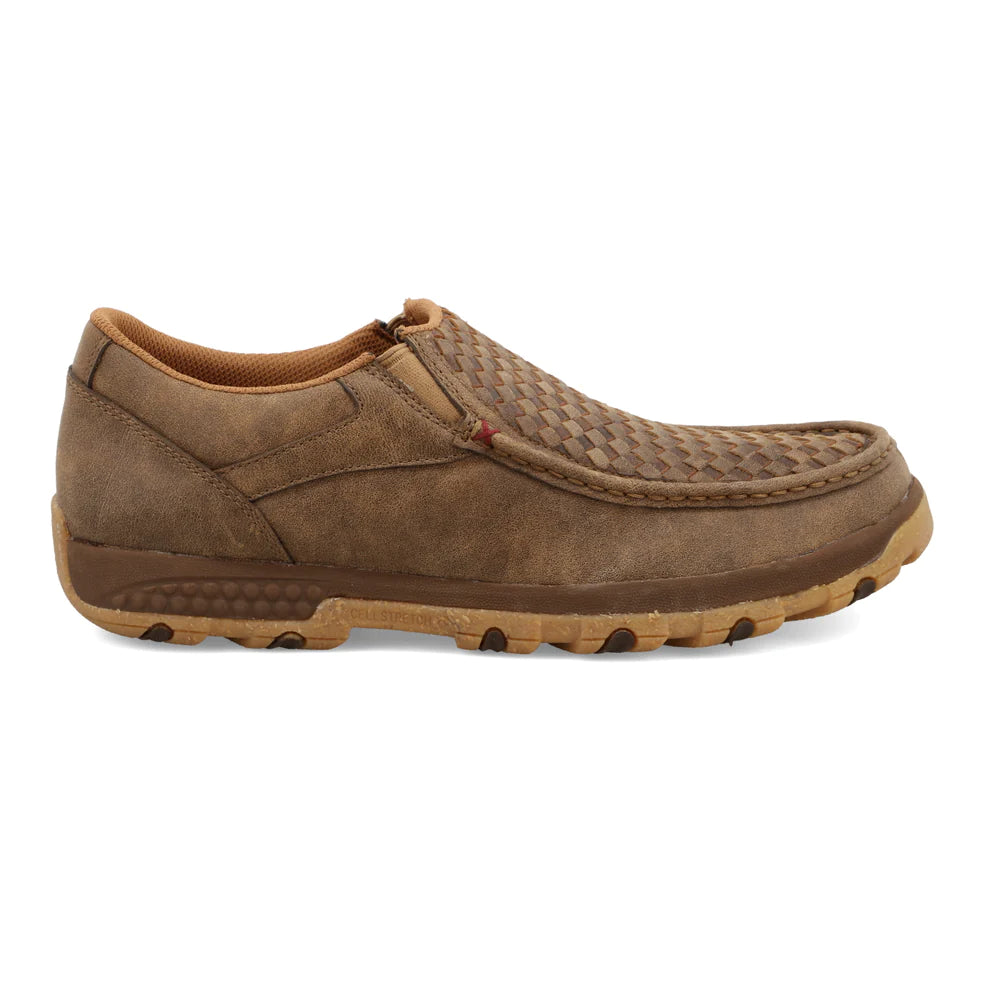 Twisted X Men's Checkered Slip-On Driving Moc.