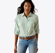 Ariat Women's Silt Green VentTEK Long Sleeve Shirt 10071139