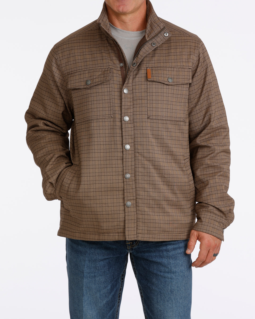 Cinch Men's Brown Shirt Jacket MWJ1939001.