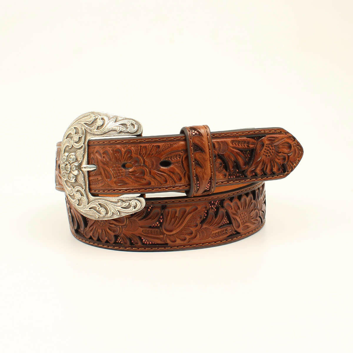 Nocona Women's Sequined Underlay Western Belt.