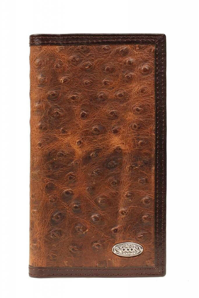 Men's Ostrich Print Rodeo Wallet.