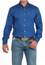 Cinch Men's Royal Blue Modern Fit Shirt MTW1347132