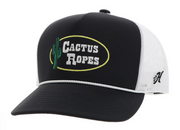 Cactus Ropes Youth Black and White Trucker Cap CR106-Y