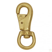 American Heritage Equine Brass Plated Bull Snap 7/8''X4'' 125-019