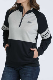 Cinch Women's 1/4 Zip Raglan Pullover MAK7913001