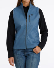 Cinch Women's Blue Windproof Vest MAV9922004.