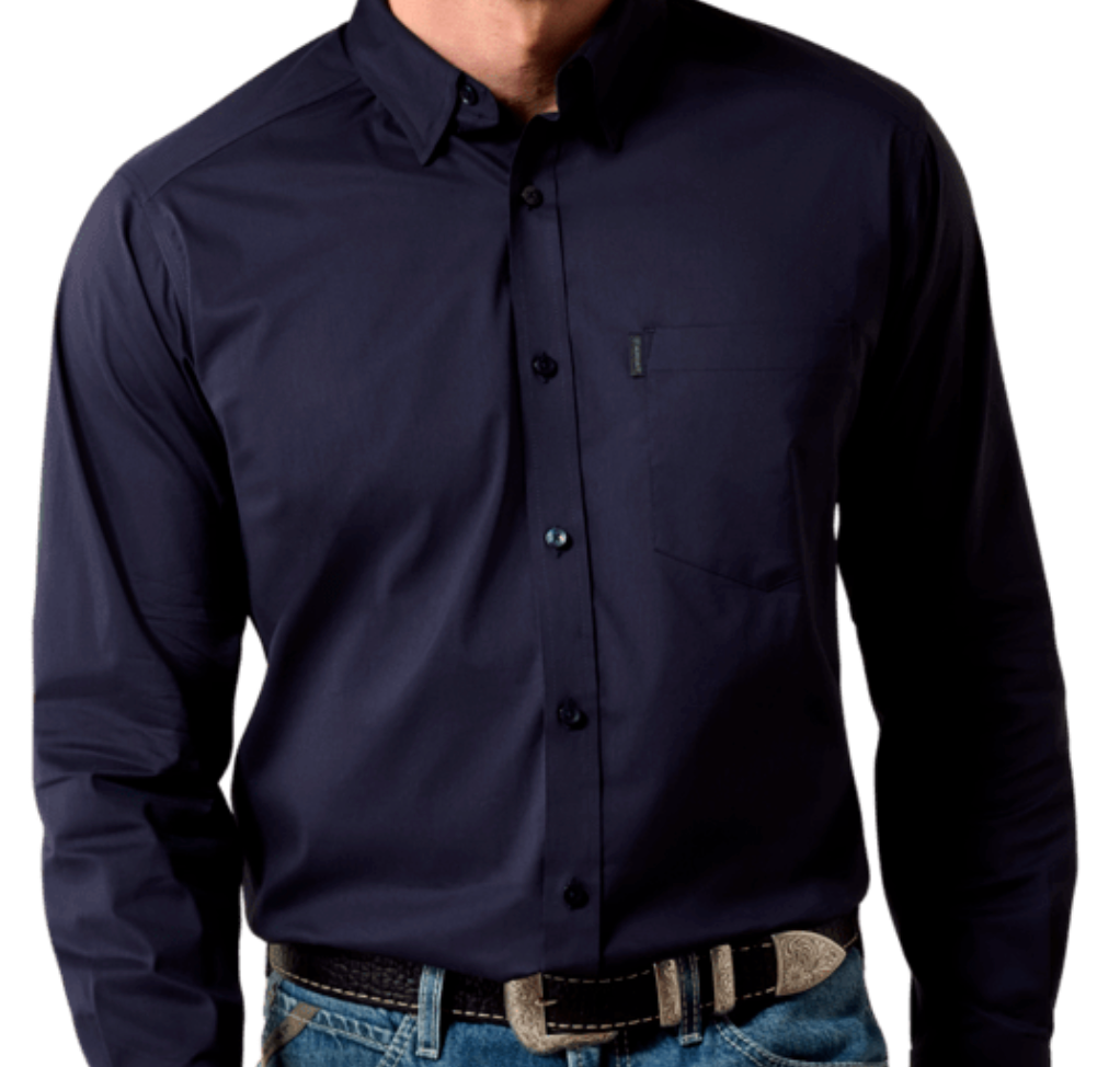 ARIAT MNS EVERYTHING CLASSIC NVY LS 10079265.