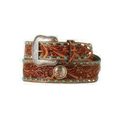 Nocona Men's Tooled Western Belt.