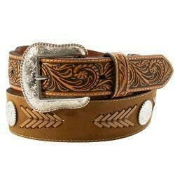 Nocona Men's Laced Western Belt.