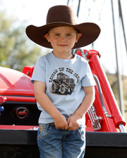 Cinch Boys Light Blue Tractor T-Shirt MTT7672074.