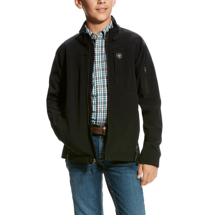 Ariat Boy's Black Vernon 2.0 Softshell Jacket 10024057