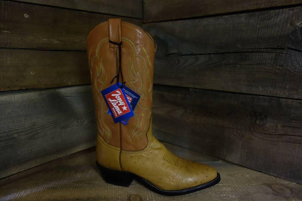 Men's Smooth Ostrich Western Boot C3.