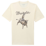 Wrangler Boys Antique Wht Heather SS Tee 2375837.