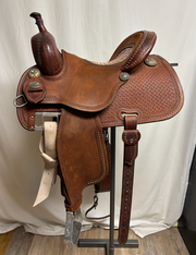 Used Martin Crown C Barrel Saddle with Caiman Seat