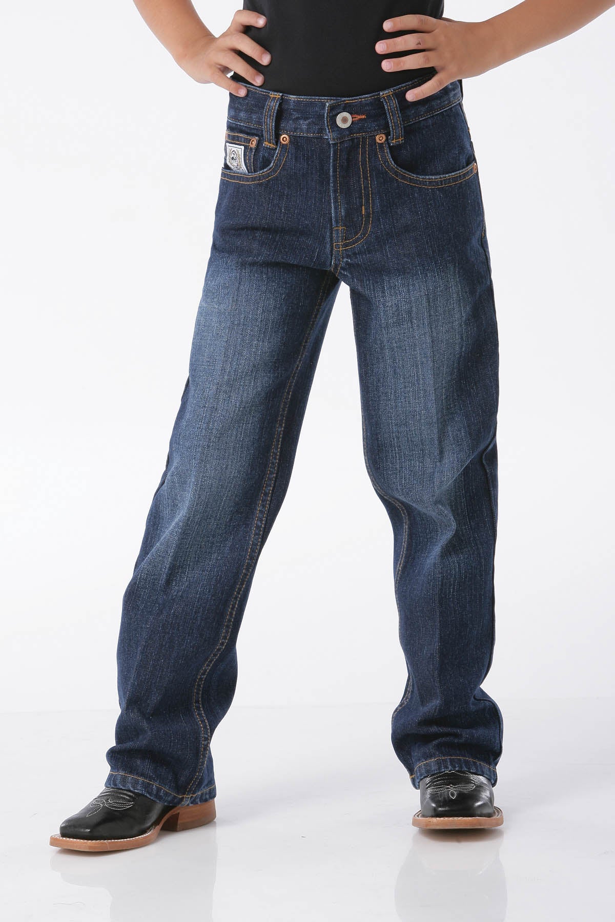 Cinch Boy's White Label Dark Wash Jeans MB12882002