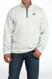 Cinch Men's Gray 1/4 Zip Pullover MWK1080018
