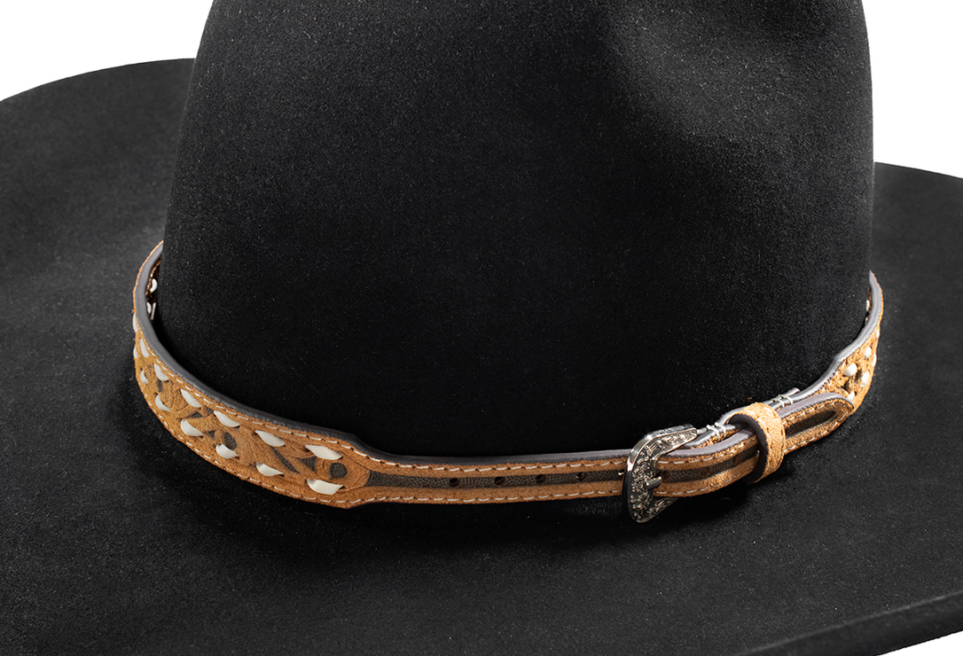 3D FILIGREE BUCK LACE HATBAND D740003608.