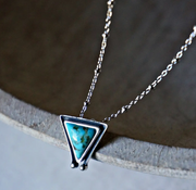 Sowell Jewelry Hanale Turquoise Charm Necklace PS2827T