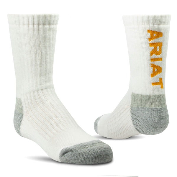 Ariat Kids 2-Pack Cotton Crew Socks AR2984