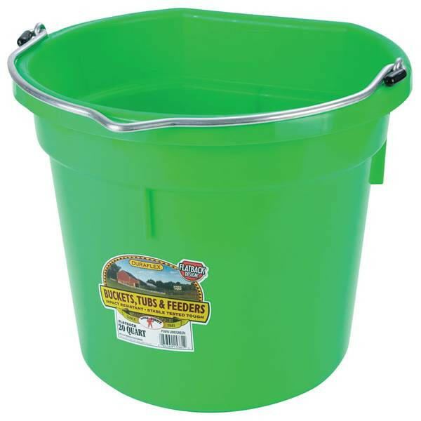 Little Giant Flat Back 20qt Bucket.