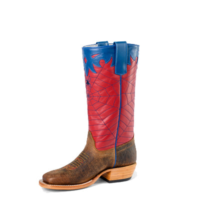 Olathe Kid's Spiderman Stovetop Western Boots OK42