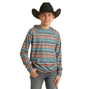 Rock & Roll Boy's Striped Hoodie BB94T03007 C4