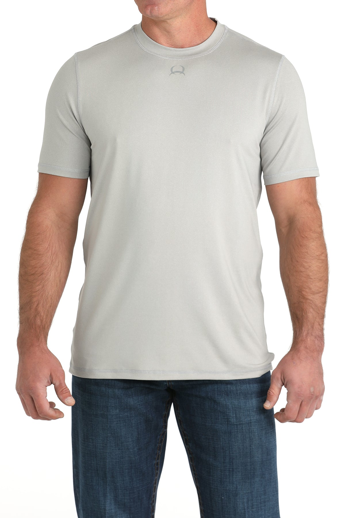 Cinch Men's Gray Arenaflex Baselayer Tee MTK1730026