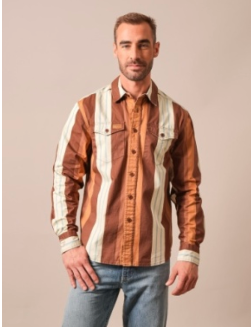 Kimes Ranch Mens Noxx Striped LS.