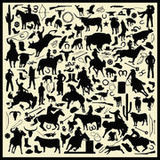 WYOMING TRADERS COWBOY SILHOUETTE SCARF.