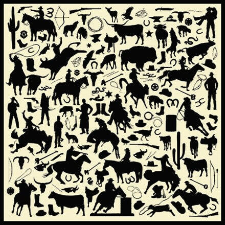 WYOMING TRADERS COWBOY SILHOUETTE SCARF.