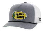 Cactus Ropes Youth Grey and White Trucker Cap CR111-Y