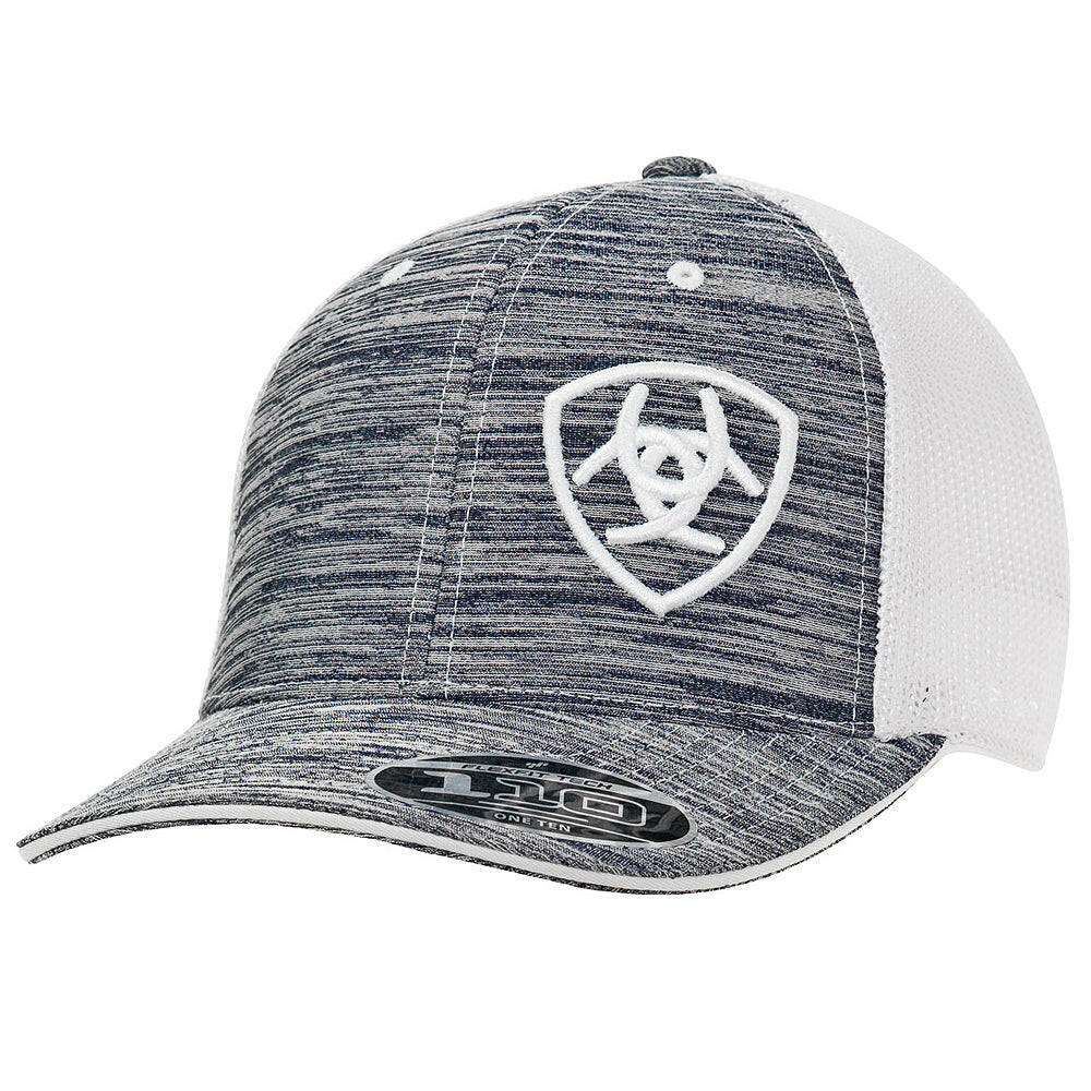 ARIAT FF110 HEATHER GY/WH LOGO 1504905.