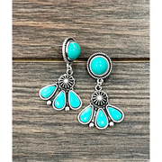 Isac Trading Turquoise Post Earrings 726304