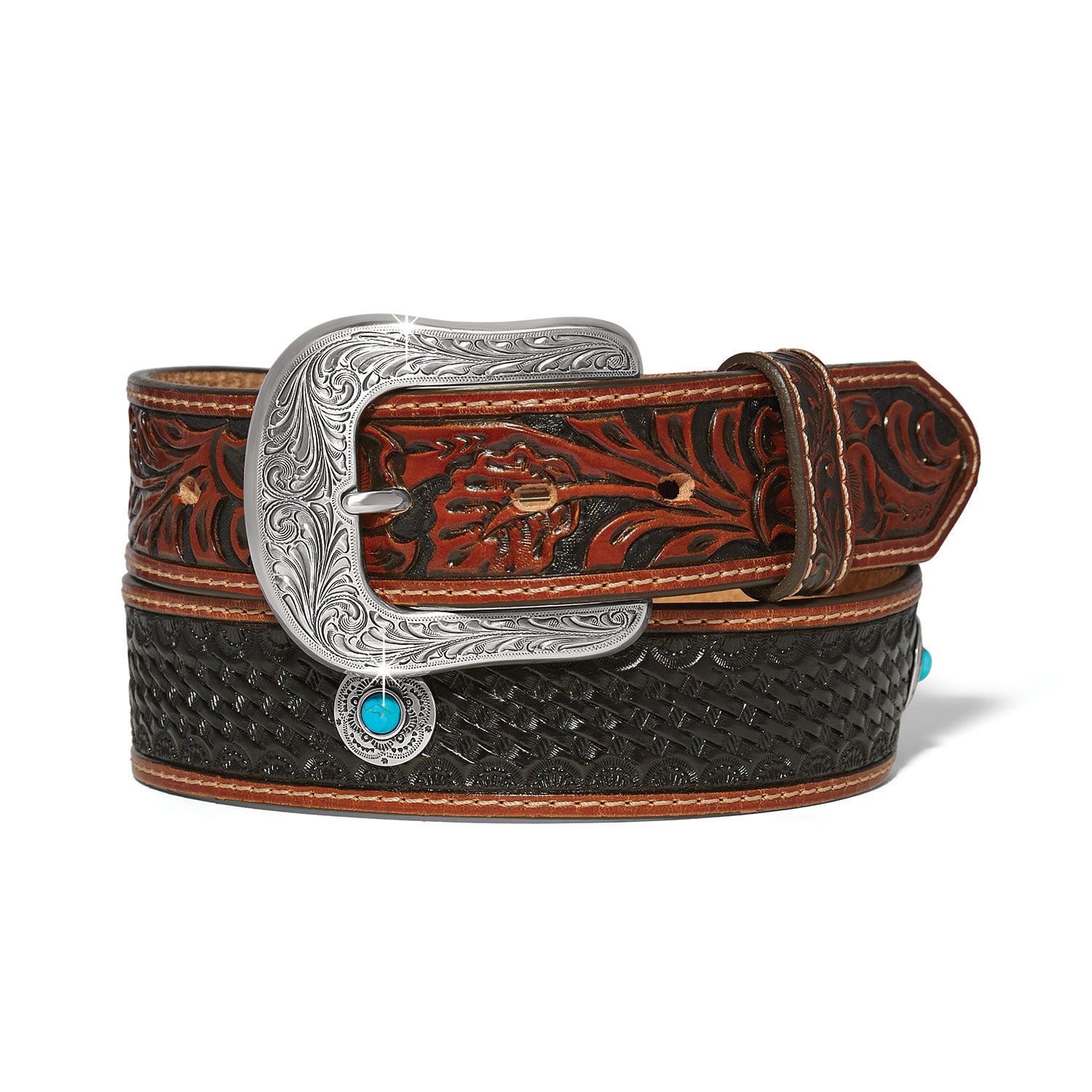 Justin Men's Black Durango Belt C14233
